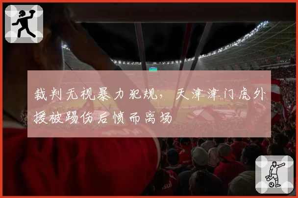 裁判无视暴力犯规，天津津门虎外援被踢伤后愤而离场