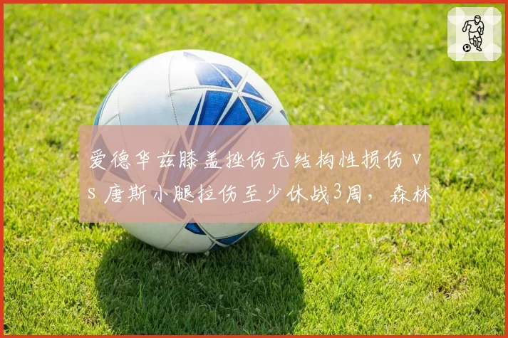 爱德华兹膝盖挫伤无结构性损伤 vs 唐斯小腿拉伤至少休战3周，森林狼双状元归期不同